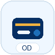 Credit card and overdraft icon